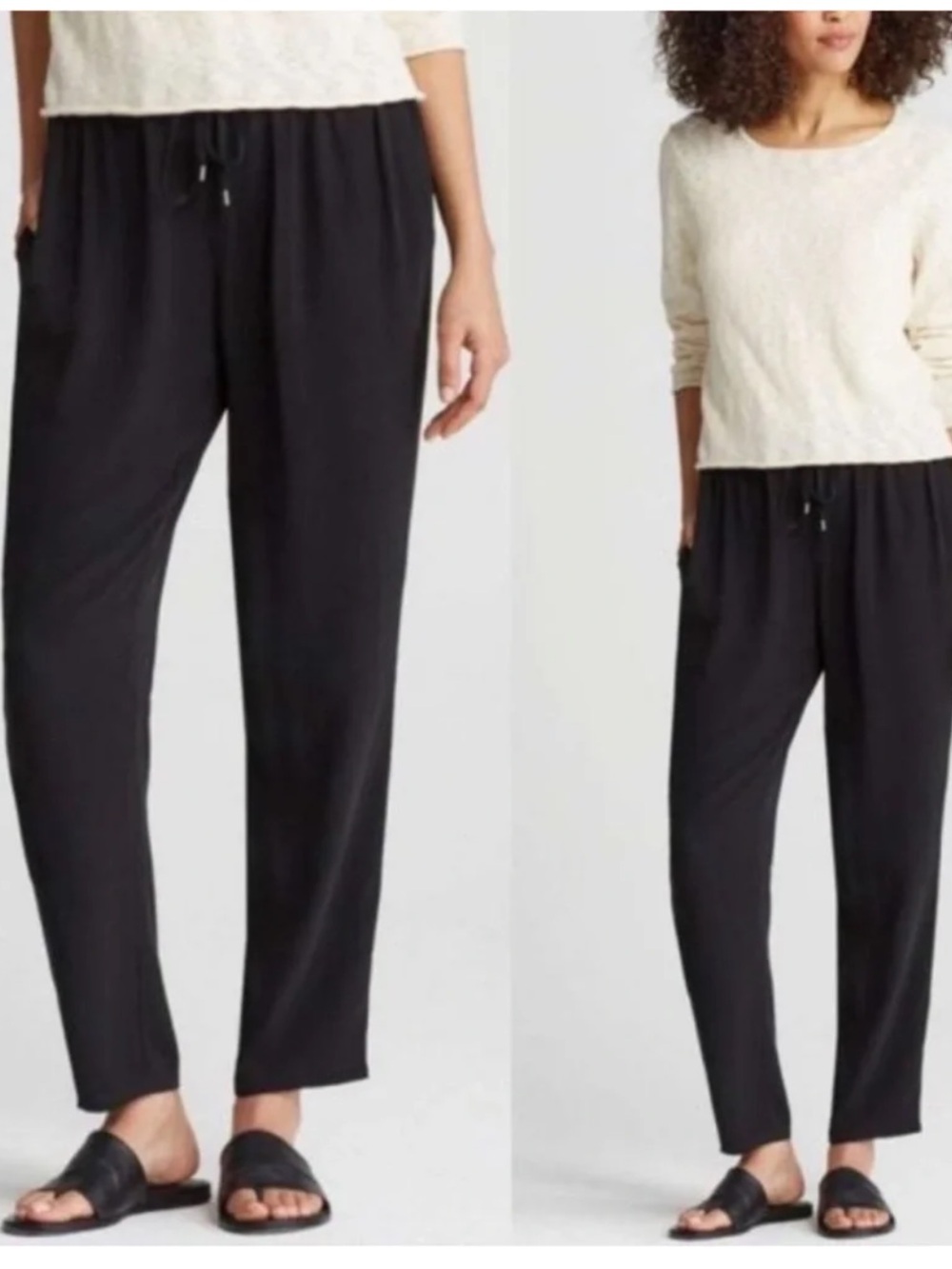 Eileen Fisher 100% Silk Pants